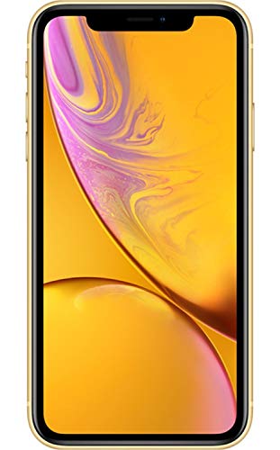 Apple iPhone XR, 128GB, Yellow - Fully Unlocked (Renewed)