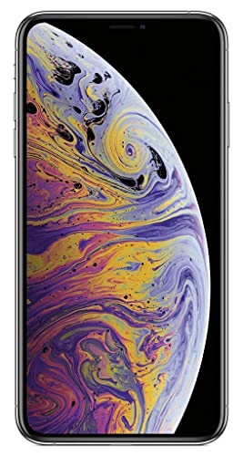 Apple iPhone XS Max, 256GB, Silver - Unlocked (Renewed)