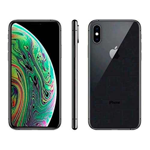Apple iPhone XS, 64GB, Space Gray - Fully Unlocked (Renewed)