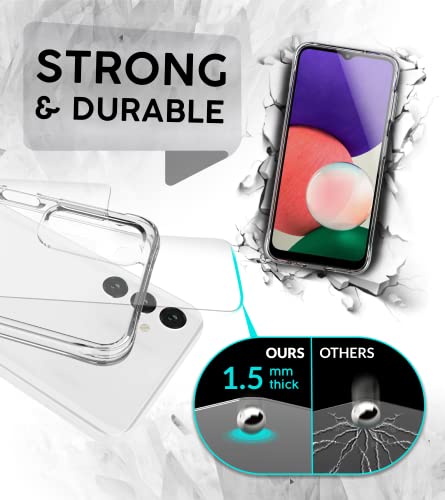 Case Collection for Samsung Galaxy A14 4G / A14 5G Case - Shockproof TPU and Clear PC Hybrid Cover | Anti-Scratch | Non-Yellowing Cases | Compatible with Samsung A14 Phone Case