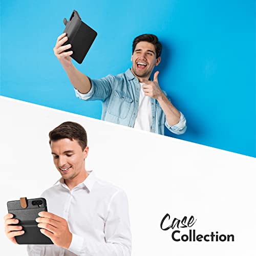 Case Collection for Samsung Galaxy A34 5G Phone Case - Premium Leather Folio Flip Cover | RFID-Technology | Kickstand | Money and Card Holder Wallet | Compatible with Samsung A34 5G Case Black