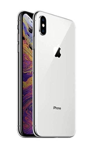 Apple iPhone XS Max, 256GB, Silver - Unlocked (Renewed)