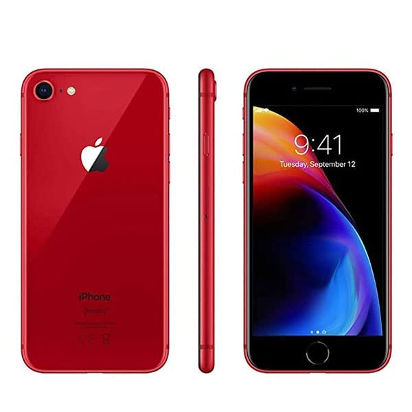 Apple iPhone 8, 64GB, (PRODUCT) Red (Renewed)