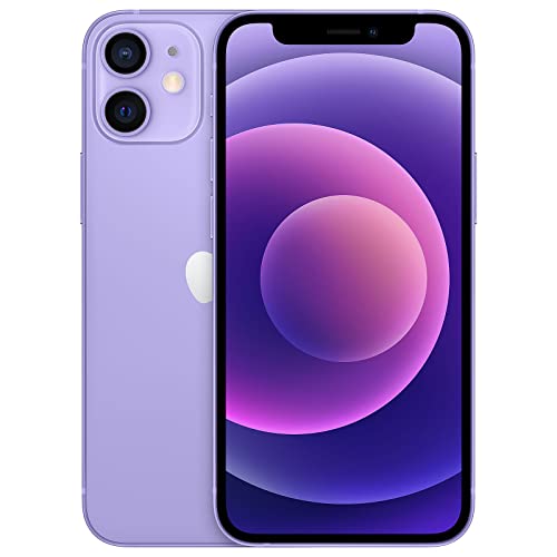 Apple iPhone 12 mini (64GB) - Purple (Renewed)