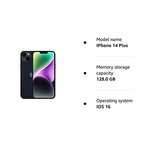 Apple iPhone 14 Plus (128 GB) - Midnight (Renewed)