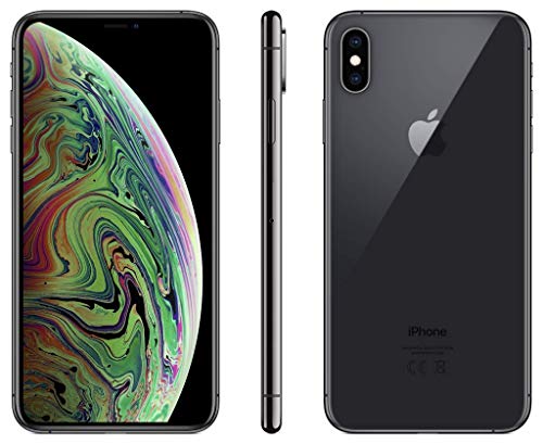 Apple iPhone XS Max, 64GB, Space Grey - Unlocked (Renewed)