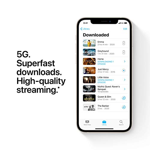 Apple iPhone 12 mini, 64GB, White - (Renewed)