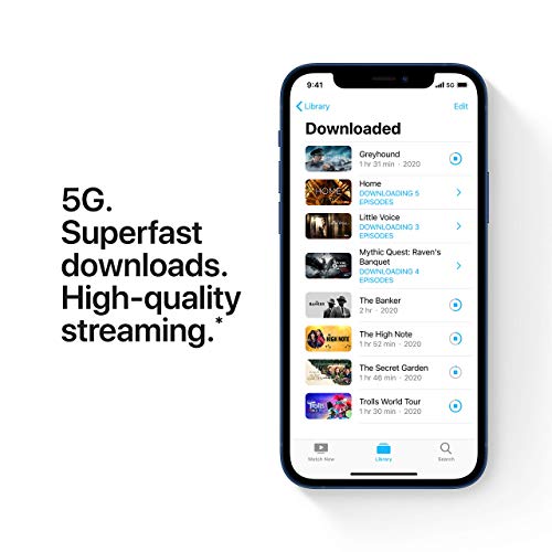 Apple iPhone 12, 128GB, Blue (Renewed)