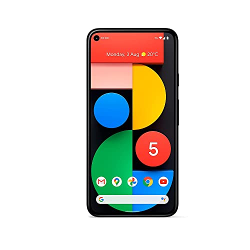 Google Pixel 5 128GB Just Black Unlocked (Renewed)