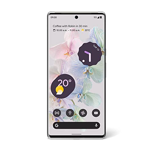 Google Pixel 6 Pro – Unlocked Android 5G smartphone with 50-megapixel camera and wide-angle lens 128 GB – Cloudy White