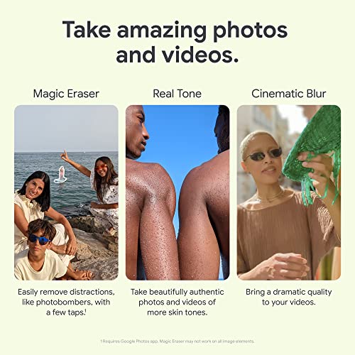 Google Pixel 7 – Unlocked Android 5G Smartphone – 128GB – Snow (Renewed)