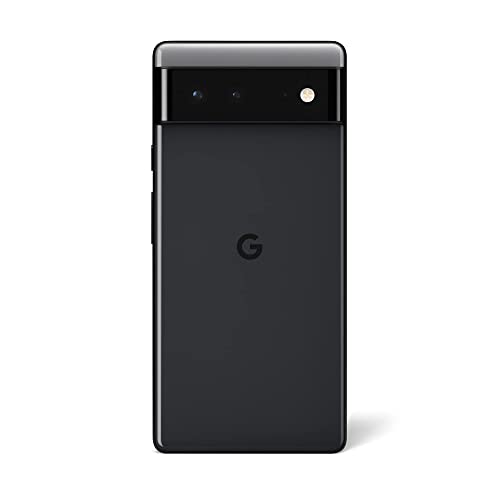 Google Pixel 6 - Dual SIM (e-sim) 128GB, 8 GB RAM, 5G Stormy Black Unlocked (Renewed)