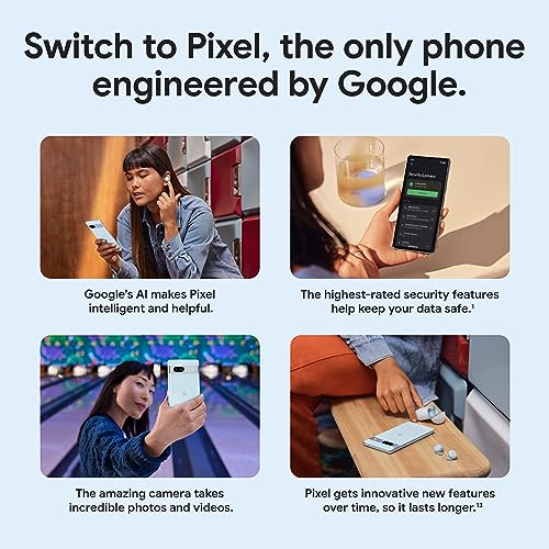 Google Pixel 7A 5G 128GB 8GB RAM 24-Hour Battery - Factory Unlocked for All Carriers - Global Version - Sea