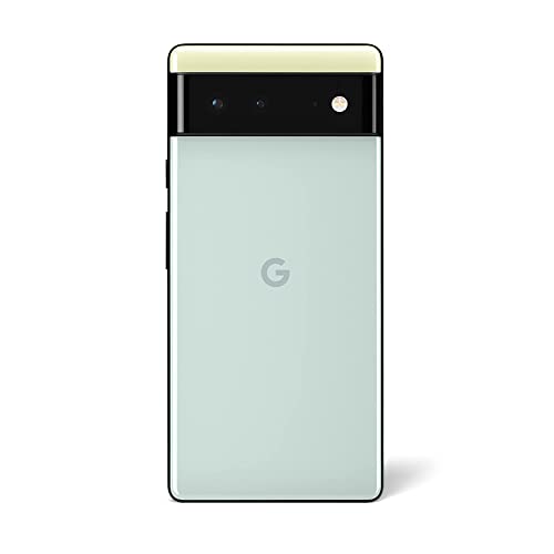 Google Pixel 6- Dual SIM (e-sim) 128 GB, 8GB RAM, 5G Sorta Seafoam Unlocked (Renewed)