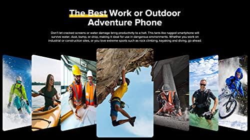 Ulefone ARMOR X11 PRO Android 12 Rugged Smartphone, 8150mAh Battery, 16MP Underwater Camera, Helio G25 4GB+64GB, 5.45" IP68/IP69K Waterproof Mobile Phone, DUAL SIM, 3-Card Slot, Face Unlock NFC GPS