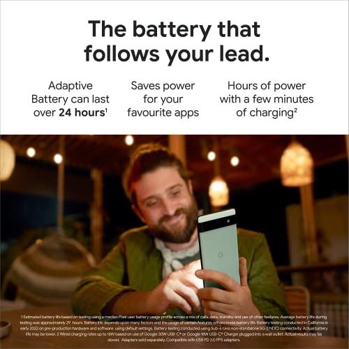 Google Pixel 6a - Unlocked Android 5G Smartphone 128 GB - Sage + Pixel Buds A-Series Wireless Earbuds - Olive