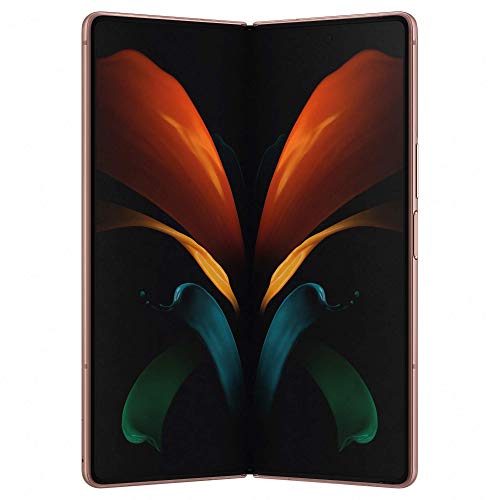 Samsung Galaxy Z Fold2 5G all carriers 256 GB Mobile Phone SIM Free Smartphone - Mystic Bronze (UK Version) (Renewed)