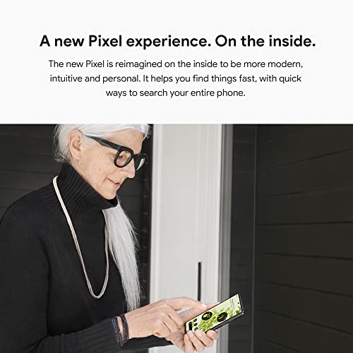 Google Pixel 6 – Unlocked Android 5G Smartphone with 50 Megapixel Camera and Wide-Angle Lens – 128 GB – Stormy Black