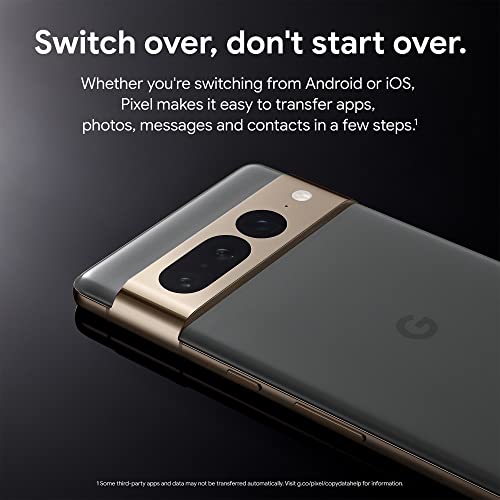 Google Pixel 7 Pro – Unlocked Android 5G smartphone with telephoto lens, wide-angle lens and 24-hour battery – 256GB – Obsidian