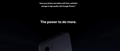 Google Pixel 3a 64GB 5.6 inches 12MP SIM-Free Smartphone in Just Black (Renewed)