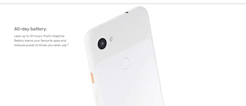Google Pixel 3a 64GB 5.6 inches 12MP SIM-Free Smartphone in Just Black (Renewed)