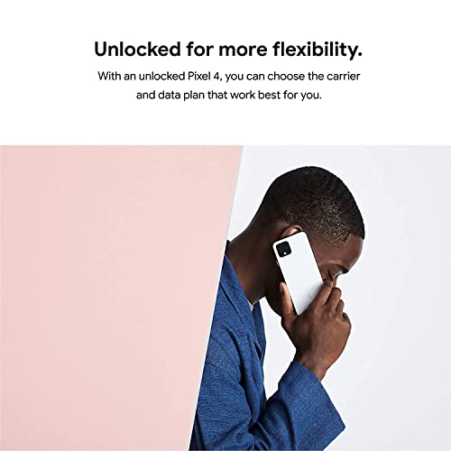Google Pixel 4 64GB Clearly White (Renewed)