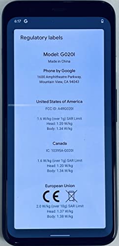 Google Pixel 4 64GB Clearly White (Renewed)