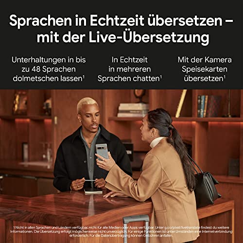 Google Pixel 7 Pro – Unlocked Android 5G smartphone with telephoto lens, wide-angle lens and 24-hour battery – 128GB – Snow (Renewed)