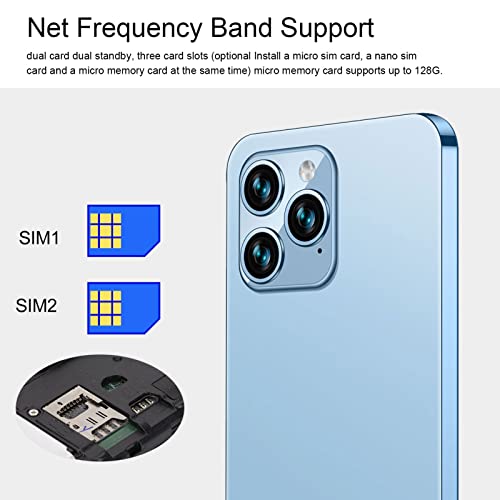 2022 New i14Pro 4G Smartphone SIM Free&Unlocked, 4GB +64GB Dual SIM Dual Standby Cellphone for Android 11, 6.1in IPS HD Screen Mobile Phones,8MP +16MP Dual Camera,4000mAh Battery