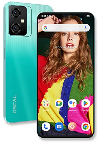 OSCAL C70 Mobile Phones SIM Free Unlocked, 10GB+128GB/SD 2TB Smartphone, 6.5" HD+ 90Hz Screen, 4G Dual SIM Android 12 Smartphone, 50MP+8MP Camera, 2.4G&5Gwifi, 5180mAh Battery, Fingerprint Face ID