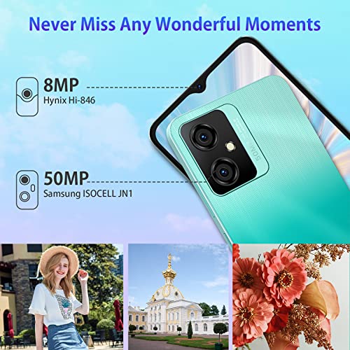 OSCAL C70 Mobile Phones SIM Free Unlocked, 10GB+128GB/SD 2TB Smartphone, 6.5" HD+ 90Hz Screen, 4G Dual SIM Android 12 Smartphone, 50MP+8MP Camera, 2.4G&5Gwifi, 5180mAh Battery, Fingerprint Face ID