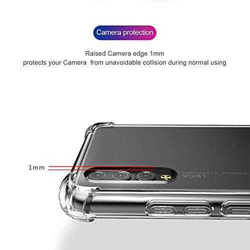 Hually Case for Huawei P20 Pro, Ultra Thin P20 PRO Case with Flexible TPU Hard PC Back All Round Protection, Shock Absorbent Cover for Huawei P20 Pro - Crystal Clear