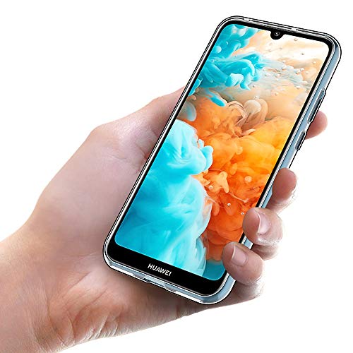Simpeak Case Compatible with Huawei Y6 2019 / Huawei Y6 Pro 2019, Transparent Protective Case Cover Replacement for Huawei Y6 2019, Phone Case Silicone Clear Ultra-thin Soft TPU Gel Cover