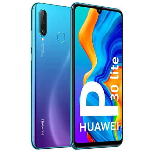 HUAWEI P30 lite 15.6 cm (6.15") 128 GB 4G Blue 3340 mAh P30 lite, 15.6 cm (6.15"), 2312 x 1080 pixels, 128 GB, 24 MP, Android 9.0, Blue