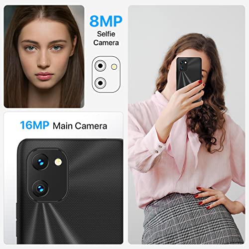 UMIDIGI Mobile Phone, Power 7S Smartphone, 6150mAh Battery, 4G+64GB (Expanded 256GB), Dual SIM Card + TF Smartphone, 6.7'' FHD+ Screen, 16+8MP AI Camera, Android 11 Phone, GPS Face Unlock