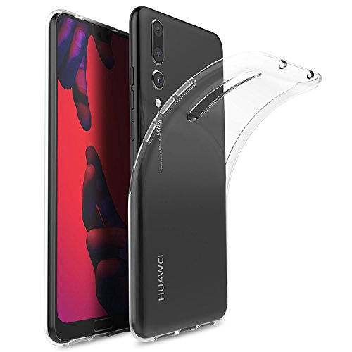 Case For Huawei P20, Clear Case For Huawei P20, [Fusion] [Clear] [Silicone Case] [Slim] [Phone Charm] [Gel] [Transparent] [Shock Absorption]