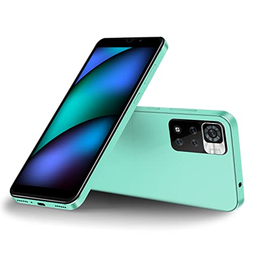 Xgody Y13 Quad Core, 4G Dual SIM Smartphone SIM Free Unlocked Mobile Phones, 8GB ROM/SD 256GB, 3000mAh Battery, 6-inch Display Android 9.0 phone, 5MP Camera, Face ID, GPS, FM, UK Version (Green)