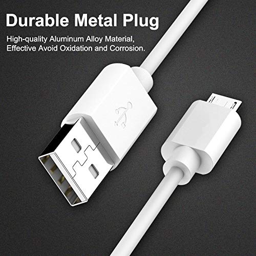 Micro Usb Cable for 3.0-3.3ft Fast Charger Cable for Huawei P smart 2020/Y7p/Y6s/Y5/Enjoy 9s/Y5p/Y8s/Y9/Y5 Prime/Y3/Y6/Y6 (2019)/Y7/P Smart 2019 High Speed Charging & Data Transfer Micro Cable(WHITE)