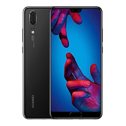 Huawei P20 128 GB 5.8-Inch FHD+ FullView Android 8.1 SIM-Free Smartphone with Veho Headphones, Single SIM, UK Version - Black