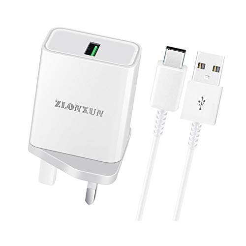 Fast Charger Plug and Cable for Huawei P30 P20 P40 Lite Pro, Mate 20 Pro Lite 10, Nova 5T/8i/9, Honor 20/50/10/V20