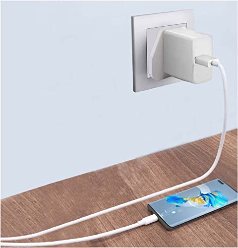 Fast Charger Plug and Cable for Huawei P30 P20 P40 Lite Pro, Mate 20 Pro Lite 10, Nova 5T/8i/9, Honor 20/50/10/V20