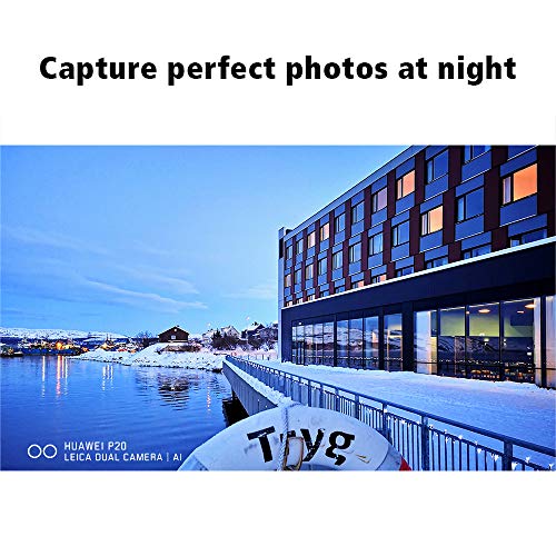 Huawei P20 128 GB 5.8-Inch FHD+ FullView Android 8.1 SIM-Free Smartphone with Veho Headphones, Single SIM, UK Version - Black