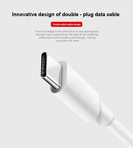 Type C Cable USB 3.0-3.3ft Fast Charger Cable High Speed Charging For Huawei P50/Mate 40E/40 Pro/P40 Pro/P40/P30 Pro/P30/P30 lite Data Transfer Compatible with Power Banks Chargers (WHITE)