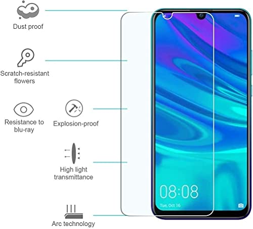 Mobile Stuff 2X Screen Protector for Huawei P Smart 2019 / Honor 10 Lite, HD clear Easy & Bubble Free Installation Tempered Glass Designed for Huawei P smart 2019 smartphone. [2 PACK]