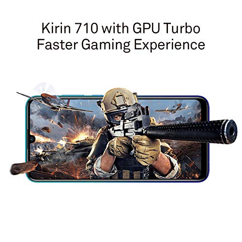 Huawei P Smart 2019 64 GB 6.21-Inch 2K FullView Dewdrop SIM-Free Smartphone with Dual AI Camera, Android 9.0, Single SIM, UK Version, Aurora Blue