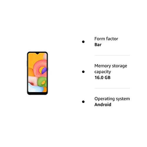 Samsung Galaxy A01 Core Dual SIM 16GB 1GB RAM SM-A013G/DS Black