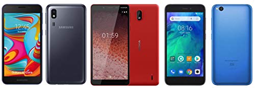 SAMSUNG GALAXY A2 CORE SMARTPHONE ANDRIOD 16GB 4G LTE DUAL SIN UNLOCKED SIM FREE 1 GB RAM CAMERA (BLUE FREE LYCA SIM)