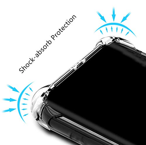 Hually case for Huawei P30 lite, Crystal Clear [Anti Yellow] Anti fingerprint, Ultra Thin Designed, Drop Protection, Fully Protective Smartphone, cover for p30 lite phone case and Nove 4e phone case