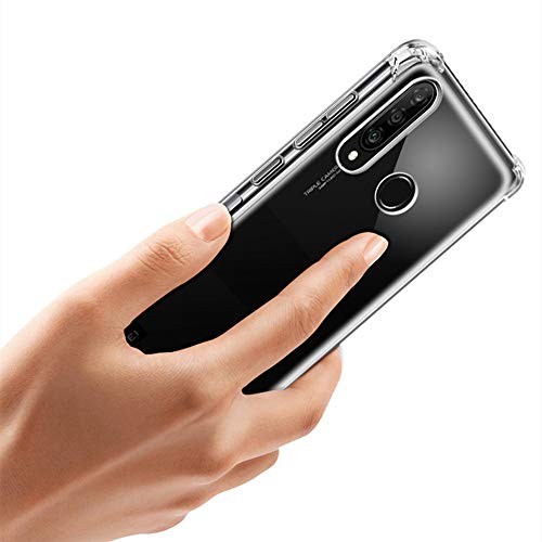 Hually case for Huawei P30 lite, Crystal Clear [Anti Yellow] Anti fingerprint, Ultra Thin Designed, Drop Protection, Fully Protective Smartphone, cover for p30 lite phone case and Nove 4e phone case