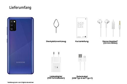 Samsung Galaxy A41 - Smartphone 64GB, 4GB RAM, Dual Sim, Blue